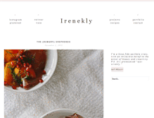 Tablet Screenshot of irenekly.com